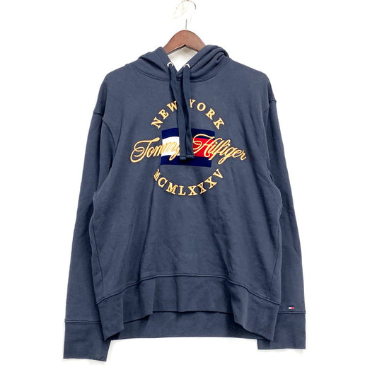 【中古品】【メンズ】 NEW YORK ニューヨーク MCMLXXXV HOODED フーデッド トップス パーカー 147-250713-ya-08-izu サイズ：L カラー：ネイビー 万代Net店