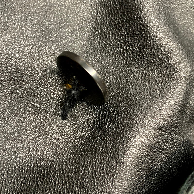 【現状渡し品】【メンズ】 D'HOMME A HOMME ドム アオム 44-198 SHEEPSKIN LEATHER JACKET シープスキン レザー ジャケット トップス アウター 146-250713-ya-06-izu サイズ：M カラー：BLACK 万代Net店