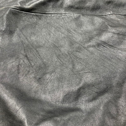 【現状渡し品】【メンズ】 D'HOMME A HOMME ドム アオム 44-198 SHEEPSKIN LEATHER JACKET シープスキン レザー ジャケット トップス アウター 146-250713-ya-06-izu サイズ：M カラー：BLACK 万代Net店