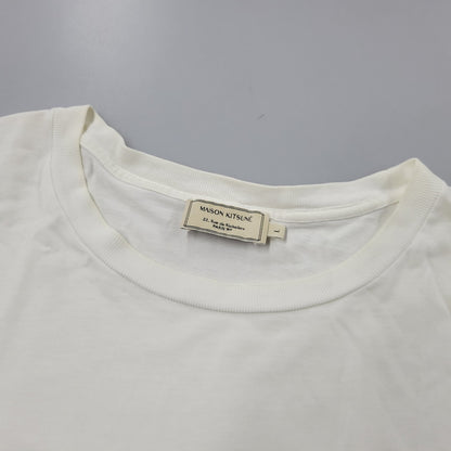 【現状渡し品】【メンズ】 MAISON KITSUNE メゾンキツネ SS POCKET TEE BM00107AT1515 ショートスリーブ ポケット Tシャツ 半袖 トップス 141-250710-as-52-izu サイズ：L カラー：ホワイト 万代Net店