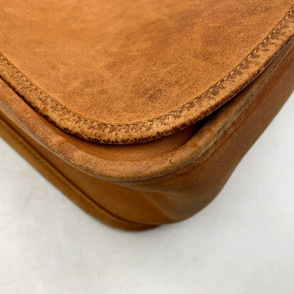 【現状渡し品】【メンズ/レディース】 OLD COACH オールド コーチ LEATHER SHOULDER BAG 122 レザー ショルダーバッグ USA製 カバン 鞄 180-250707-as-01-izu カラー：ブラウン 万代Net店