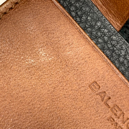 【中古品】 OLD BALENCIAGA オールド バレンシアガ LEATHER CARD CASE レザー カードケース 183-250712-rk-17-izu カラー：ブラック×ブラウン 万代Net店