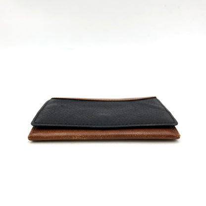 【中古品】 OLD BALENCIAGA オールド バレンシアガ LEATHER CARD CASE レザー カードケース 183-250712-rk-17-izu カラー：ブラック×ブラウン 万代Net店