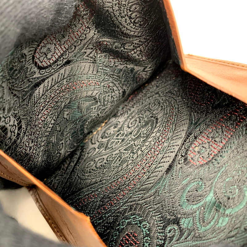 【中古品】 OLD BALENCIAGA オールド バレンシアガ LEATHER CARD CASE レザー カードケース 183-250712-rk-17-izu カラー：ブラック×ブラウン 万代Net店