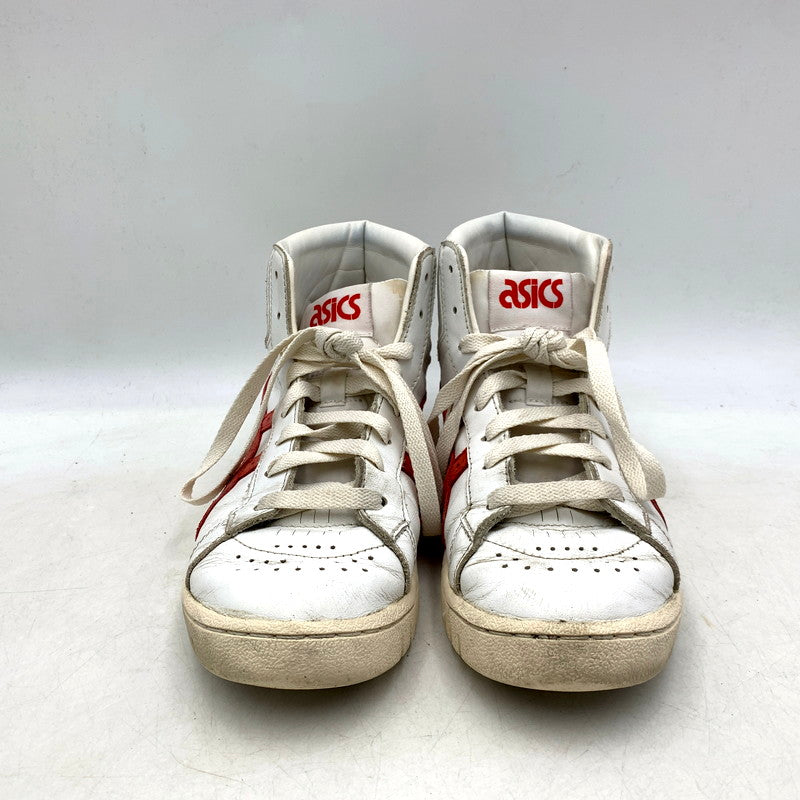 【現状渡し品】asics アシックス 1193A182 GEL-PTG ゲルピーティージー スニーカー 靴 ハイカット 166-250712-rk-19-izu サイズ：24.5cm カラー：ホワイト×レッド 万代Net店