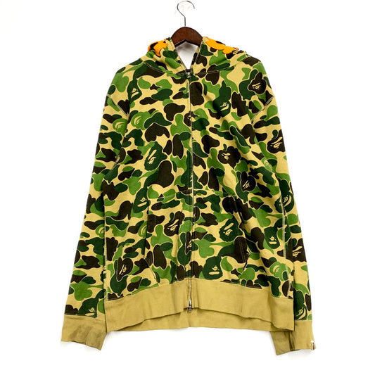 【現状渡し品】【メンズ】 A BATHING APE アベイシングエイプ 001ZPK801003M ABC CAMO TIGER FULL ZIP HOODIE エービーシーカモタイガー フルジップフーディー トップス アウター パーカー 長袖 142-250708-ma-16-izu サイズ：XL カラー：マルチ 万代Net店