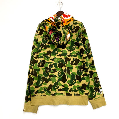 【現状渡し品】【メンズ】 A BATHING APE アベイシングエイプ 001ZPK801003M ABC CAMO TIGER FULL ZIP HOODIE エービーシーカモタイガー フルジップフーディー トップス アウター パーカー 長袖 142-250708-ma-16-izu サイズ：XL カラー：マルチ 万代Net店
