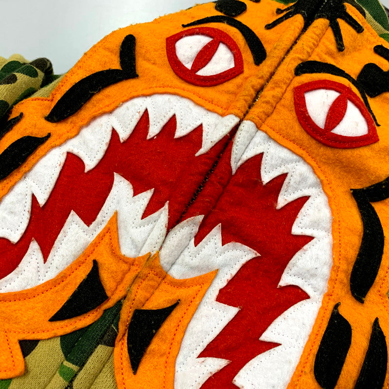 【現状渡し品】【メンズ】 A BATHING APE アベイシングエイプ 001ZPK801003M ABC CAMO TIGER FULL ZIP HOODIE エービーシーカモタイガー フルジップフーディー トップス アウター パーカー 長袖 142-250708-ma-16-izu サイズ：XL カラー：マルチ 万代Net店