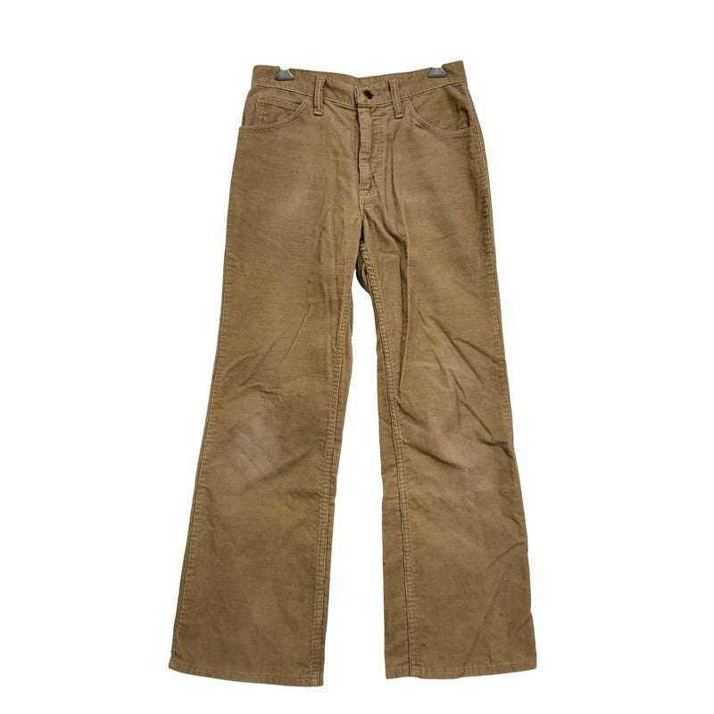 【中古品】【メンズ】 Wrangler ラングラー TALON タロン ジッパー 70S-80S CORDUROY PANTS コーデュロイ パンツ 157-250715-rk-06-izu サイズ：不明 カラー：ベージュ系 万代Net店