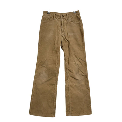 【中古品】【メンズ】 Wrangler ラングラー TALON タロン ジッパー 70S-80S CORDUROY PANTS コーデュロイ パンツ 157-250715-rk-06-izu サイズ：不明 カラー：ベージュ系 万代Net店