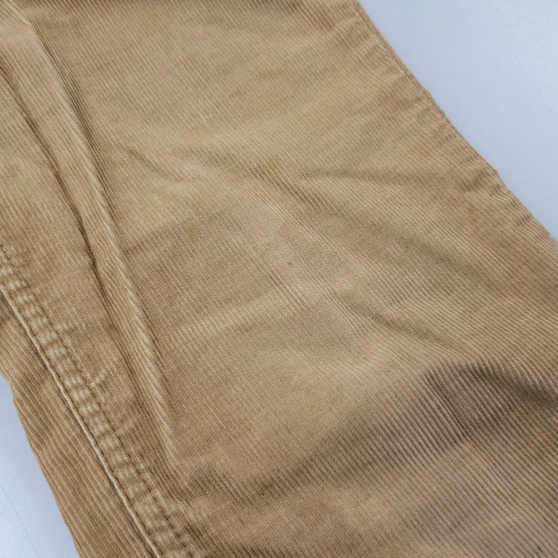 【中古品】【メンズ】 Wrangler ラングラー TALON タロン ジッパー 70S-80S CORDUROY PANTS コーデュロイ パンツ 157-250715-rk-06-izu サイズ：不明 カラー：ベージュ系 万代Net店