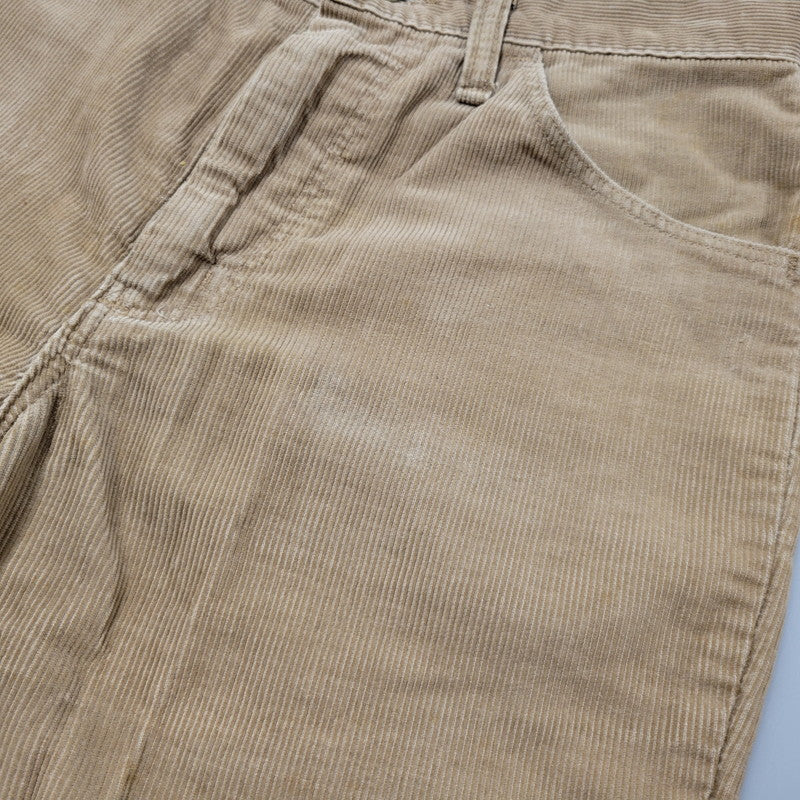 【中古品】【メンズ】 Wrangler ラングラー TALON タロン ジッパー 70S-80S CORDUROY PANTS コーデュロイ パンツ 157-250715-rk-06-izu サイズ：不明 カラー：ベージュ系 万代Net店