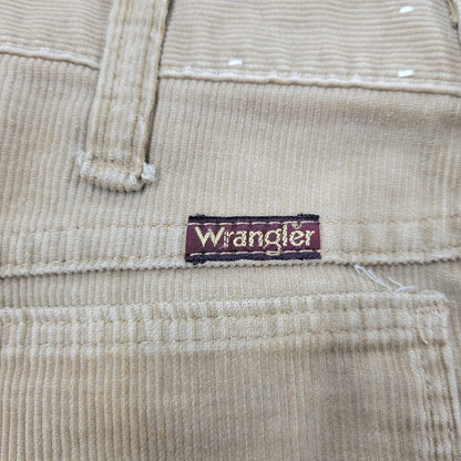 【中古品】【メンズ】 Wrangler ラングラー TALON タロン ジッパー 70S-80S CORDUROY PANTS コーデュロイ パンツ 157-250715-rk-06-izu サイズ：不明 カラー：ベージュ系 万代Net店