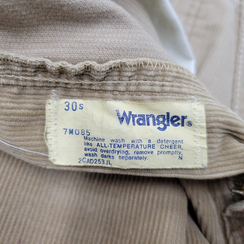 【中古品】【メンズ】 Wrangler ラングラー TALON タロン ジッパー 70S-80S CORDUROY PANTS コーデュロイ パンツ 157-250715-rk-06-izu サイズ：不明 カラー：ベージュ系 万代Net店