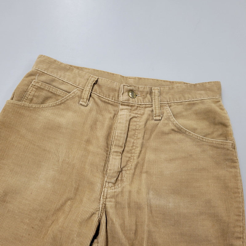 【中古品】【メンズ】 Wrangler ラングラー TALON タロン ジッパー 70S-80S CORDUROY PANTS コーデュロイ パンツ 157-250715-rk-06-izu サイズ：不明 カラー：ベージュ系 万代Net店