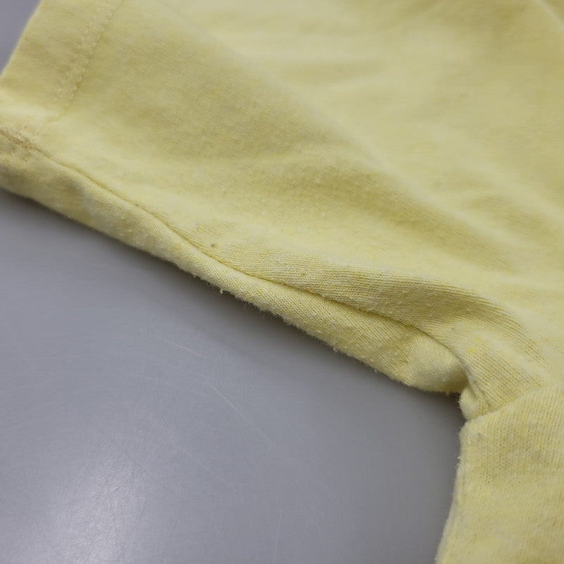 【中古品】【メンズ】 LINE LOGO RIDGE POCKET RESPONSIBILI-TEE 38511SP22 ライン ロゴ リッジ ポケット レスポンシビリティー 半袖 Tシャツ トップス 144-250731-as-14-izu サイズ：S カラー：イエロー 万代Net店