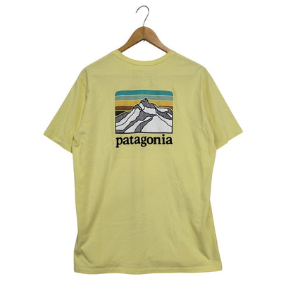 【中古品】【メンズ】 LINE LOGO RIDGE POCKET RESPONSIBILI-TEE 38511SP22 ライン ロゴ リッジ ポケット レスポンシビリティー 半袖 Tシャツ トップス 144-250731-as-14-izu サイズ：S カラー：イエロー 万代Net店