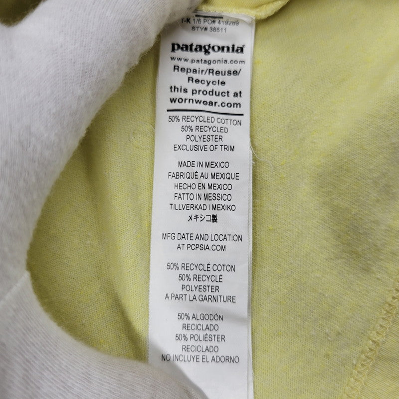 【中古品】【メンズ】 LINE LOGO RIDGE POCKET RESPONSIBILI-TEE 38511SP22 ライン ロゴ リッジ ポケット レスポンシビリティー 半袖 Tシャツ トップス 144-250731-as-14-izu サイズ：S カラー：イエロー 万代Net店