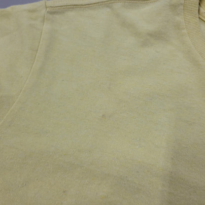 【中古品】【メンズ】 LINE LOGO RIDGE POCKET RESPONSIBILI-TEE 38511SP22 ライン ロゴ リッジ ポケット レスポンシビリティー 半袖 Tシャツ トップス 144-250731-as-14-izu サイズ：S カラー：イエロー 万代Net店
