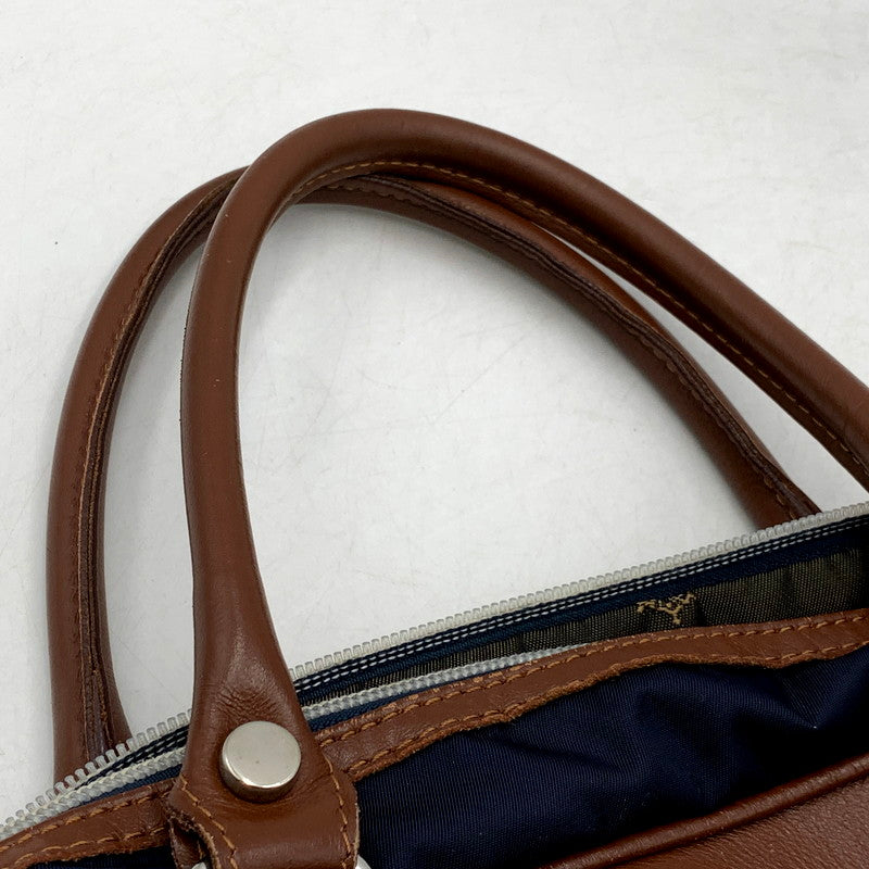 【中古品】【メンズ】 LIMONTA リモンタ ナイロン 2WAY BUSINESS BAG カバン ビジネス バッグ 188-250712-rk-12-izu カラー：ネイビー×ブラウン 万代Net店
