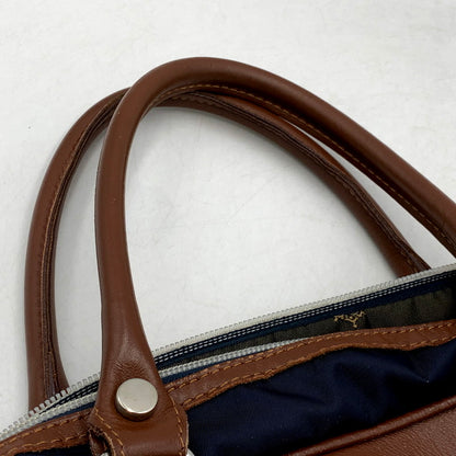 【中古品】【メンズ】 LIMONTA リモンタ ナイロン 2WAY BUSINESS BAG カバン ビジネス バッグ 188-250712-rk-12-izu カラー：ネイビー×ブラウン 万代Net店