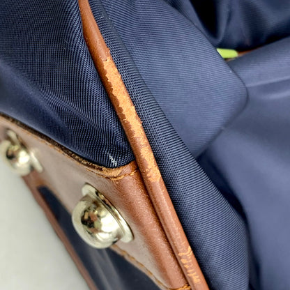【中古品】【メンズ】 LIMONTA リモンタ ナイロン 2WAY BUSINESS BAG カバン ビジネス バッグ 188-250712-rk-12-izu カラー：ネイビー×ブラウン 万代Net店