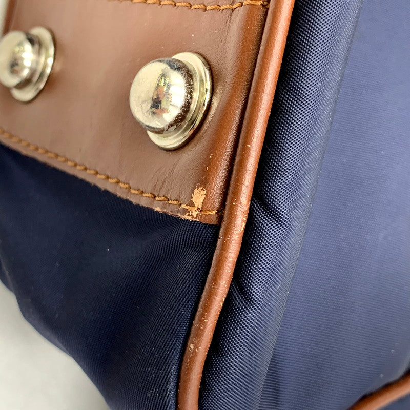 【中古品】【メンズ】 LIMONTA リモンタ ナイロン 2WAY BUSINESS BAG カバン ビジネス バッグ 188-250712-rk-12-izu カラー：ネイビー×ブラウン 万代Net店