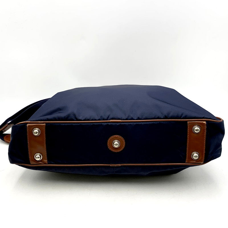 【中古品】【メンズ】 LIMONTA リモンタ ナイロン 2WAY BUSINESS BAG カバン ビジネス バッグ 188-250712-rk-12-izu カラー：ネイビー×ブラウン 万代Net店