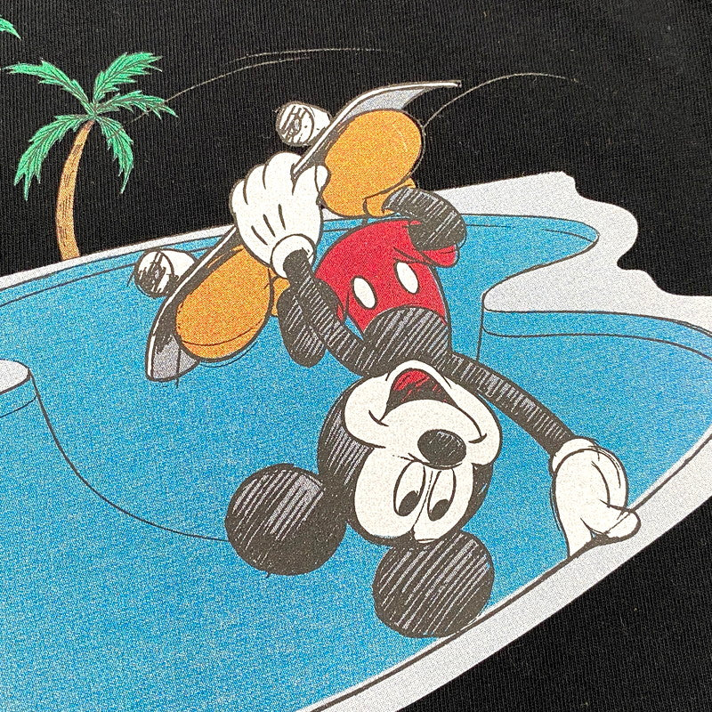 【中古美品】【メンズ】 CHALLENGER チャレンジャー CLG-TS 025-006 MICKEY MOUSE HAND PLANT TEE ミッキーマウス ハンドプラントT トップス 半袖 142-250709-ma-02-izu サイズ：M カラー：BLACK 万代Net店
