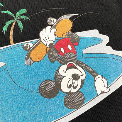 【中古美品】【メンズ】 CHALLENGER チャレンジャー CLG-TS 025-006 MICKEY MOUSE HAND PLANT TEE ミッキーマウス ハンドプラントT トップス 半袖 142-250709-ma-02-izu サイズ：M カラー：BLACK 万代Net店