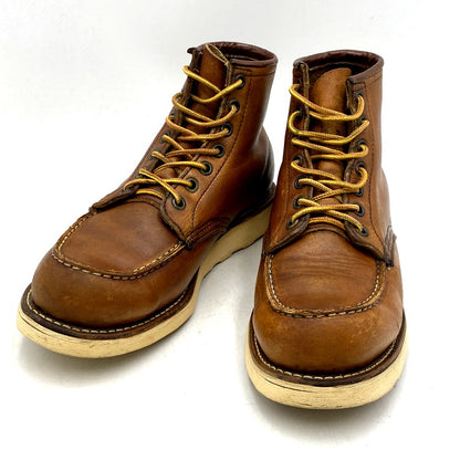 【中古品】【メンズ】 RED WING レッドウィング 875 犬刻印 6-INCH CLASSIC MOC 6インチクラシックモック 靴 ブーツ シューズ 164-250709-ma-08-izu サイズ：7.5 カラー：BROWN 万代Net店