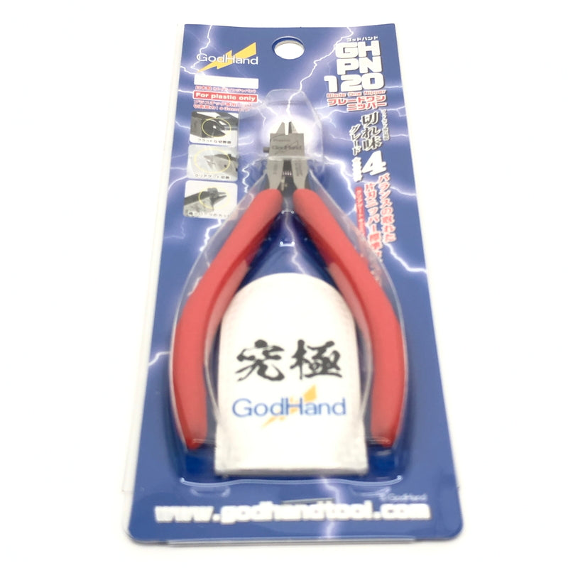 【中古美品】 Godhands GH-PN-120 ブレードワンニッパー ホビー用工具 プラモデル用 日本製 058-260919-AS-26-hon 万代Net店
