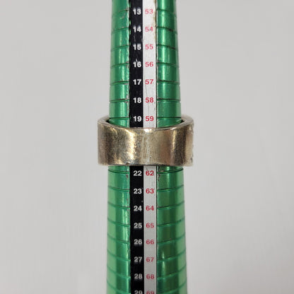 【現状渡し品】【メンズ/レディース】 USED SILVER RING シルバーリング W.C.刻印 925 カットクロスリング リング 指輪 アクセサリー 192-250716-km-07-izu カラー：シルバー 万代Net店