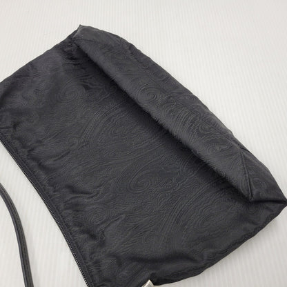 【中古品】【レディース】 PAISLEY ONE SHOULDER BAG BLACK エトロ ペイズリー ワン ショルダー バッグ ブラック ショルダーバッグ 鞄 カバン 188-250716-km-06-izu カラー：ブラック 万代Net店