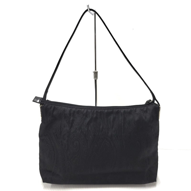【中古品】【レディース】 PAISLEY ONE SHOULDER BAG BLACK エトロ ペイズリー ワン ショルダー バッグ ブラック ショルダーバッグ 鞄 カバン 188-250716-km-06-izu カラー：ブラック 万代Net店