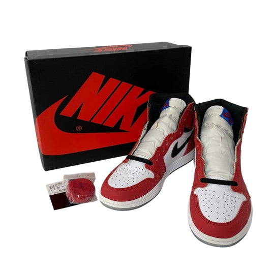 【中古品】【メンズ】 NIKE×SPIDERMAN ナイキ×スパイダーマン 555088-602 AIR JORDAN 1 ORIGIN STORY エアジョーダン 1 オリジンストーリー 靴 スニーカー シューズ 160-250712-ma-01-izu サイズ：28.5cm カラー：GYM RED/WHITE/PHOTO BLUE BLACK 万代Net店