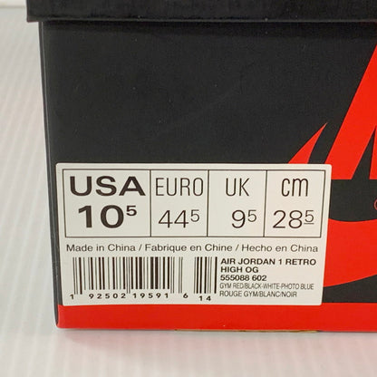 【中古品】【メンズ】 NIKE×SPIDERMAN ナイキ×スパイダーマン 555088-602 AIR JORDAN 1 ORIGIN STORY エアジョーダン 1 オリジンストーリー 靴 スニーカー シューズ 160-250712-ma-01-izu サイズ：28.5cm カラー：GYM RED/WHITE/PHOTO BLUE BLACK 万代Net店
