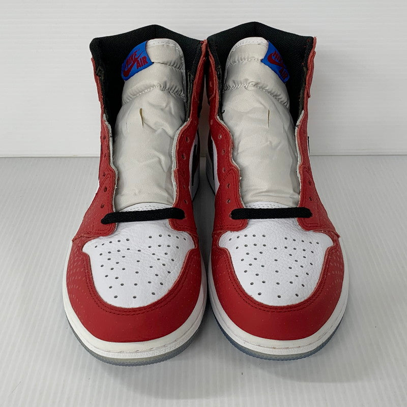【中古品】【メンズ】 NIKE×SPIDERMAN ナイキ×スパイダーマン 555088-602 AIR JORDAN 1 ORIGIN STORY エアジョーダン 1 オリジンストーリー 靴 スニーカー シューズ 160-250712-ma-01-izu サイズ：28.5cm カラー：GYM RED/WHITE/PHOTO BLUE BLACK 万代Net店