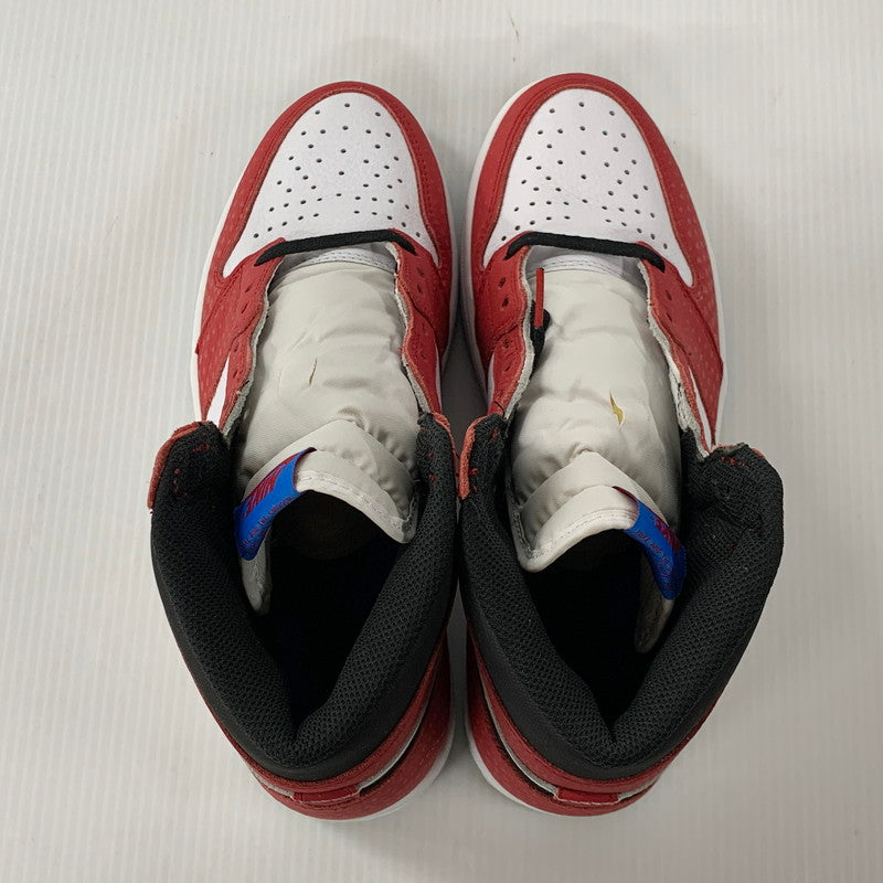 【中古品】【メンズ】 NIKE×SPIDERMAN ナイキ×スパイダーマン 555088-602 AIR JORDAN 1 ORIGIN STORY エアジョーダン 1 オリジンストーリー 靴 スニーカー シューズ 160-250712-ma-01-izu サイズ：28.5cm カラー：GYM RED/WHITE/PHOTO BLUE BLACK 万代Net店