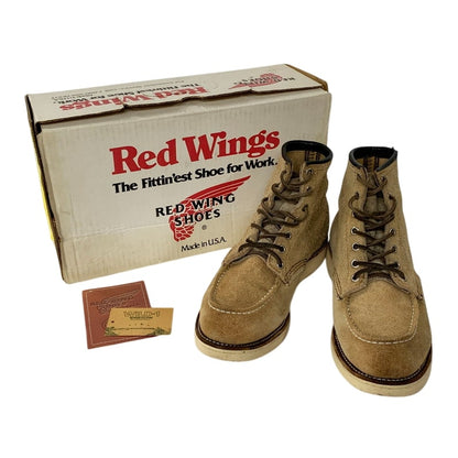 【中古品】【メンズ】 RED WING レッドウィング 08173 四角犬タグ 90S IRISH SETTER SPORT BOOT 90年代 アイリッシュセッタースポーツブーツ 靴 シューズ 164-250712-ma-02-izu サイズ：8.5 カラー：キャメル 万代Net店