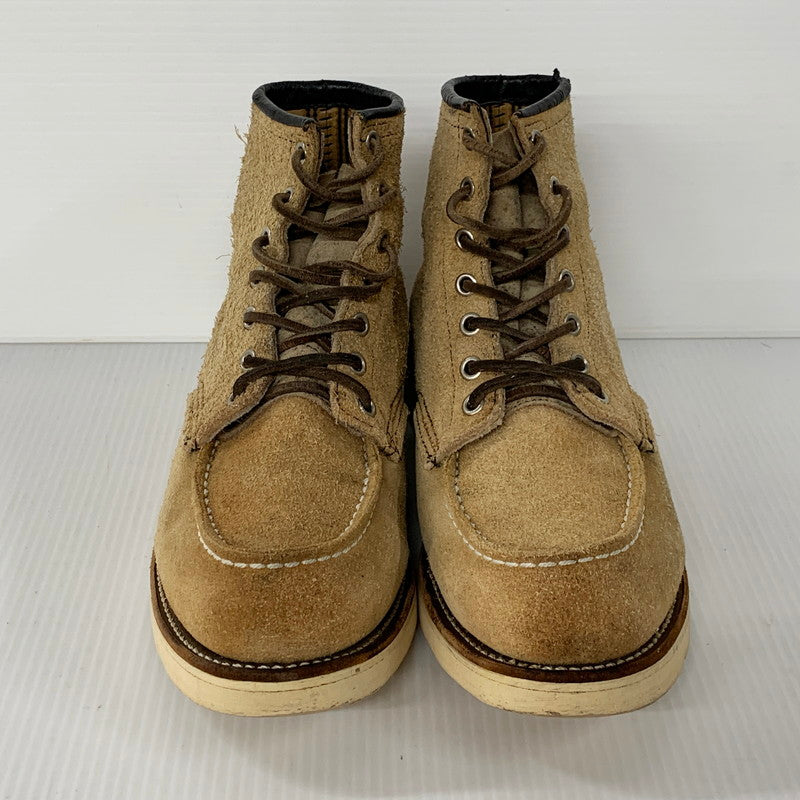 【中古品】【メンズ】 RED WING レッドウィング 08173 四角犬タグ 90S IRISH SETTER SPORT BOOT 90年代 アイリッシュセッタースポーツブーツ 靴 シューズ 164-250712-ma-02-izu サイズ：8.5 カラー：キャメル 万代Net店