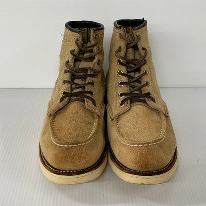 【中古品】【メンズ】 RED WING レッドウィング 08173 四角犬タグ 90S IRISH SETTER SPORT BOOT 90年代 アイリッシュセッタースポーツブーツ 靴 シューズ 164-250712-ma-02-izu サイズ：8.5 カラー：キャメル 万代Net店