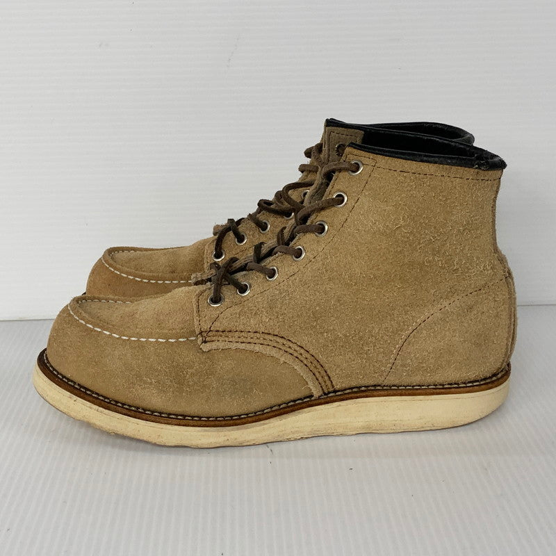 【中古品】【メンズ】 RED WING レッドウィング 08173 四角犬タグ 90S IRISH SETTER SPORT BOOT 90年代 アイリッシュセッタースポーツブーツ 靴 シューズ 164-250712-ma-02-izu サイズ：8.5 カラー：キャメル 万代Net店