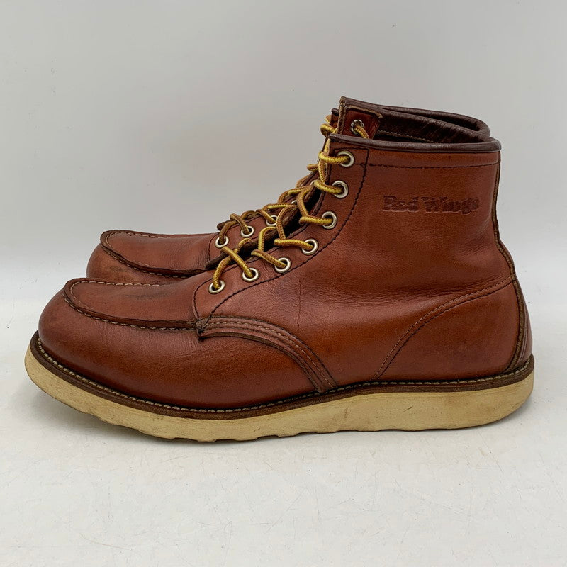 【中古品】【メンズ】 RED WING レッドウィング 8131 刺繍羽タグ IRISH SETTER アイリッシュセッター 靴 シューズ ブーツ 164-250712-ma-04-izu サイズ：9 カラー：RED BROWN 万代Net店