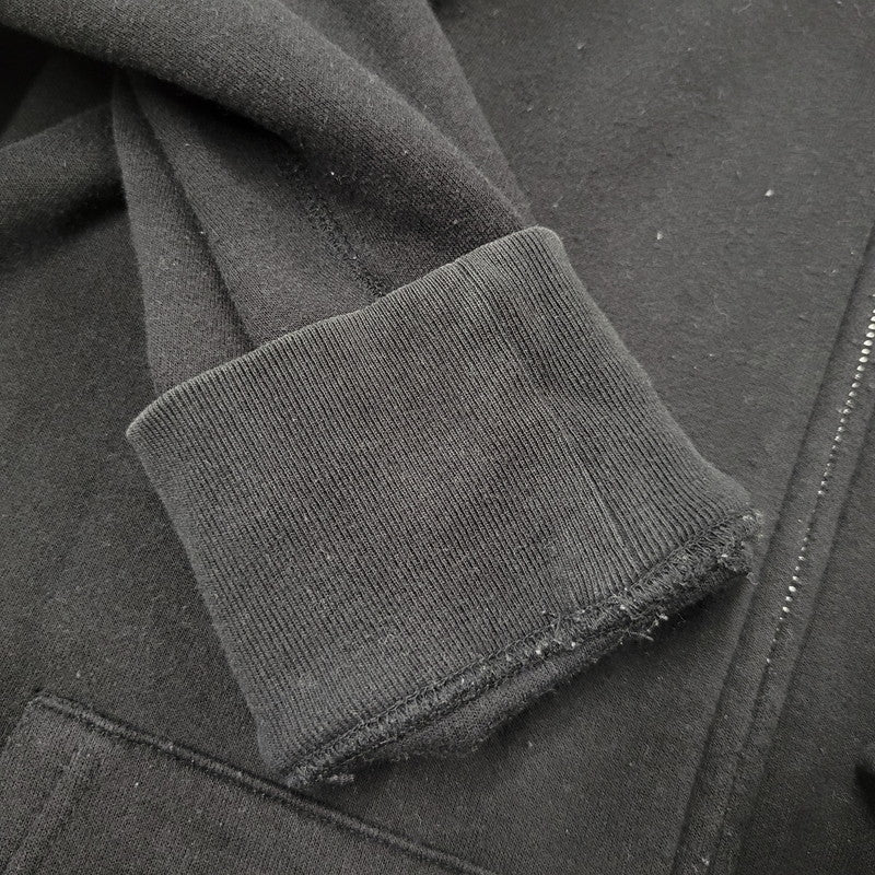 【中古品】【メンズ】 A BATHING APE アベイシングエイプ × BOUNTY HUNTER バウンティーハンター SHARK FULL ZIP HOODIE 001ZPD231921X シャーク フルジップ フーディー パーカー 長袖 トップス 142-250713-as-06-izu サイズ：XL カラー：ブラック 万代Net店