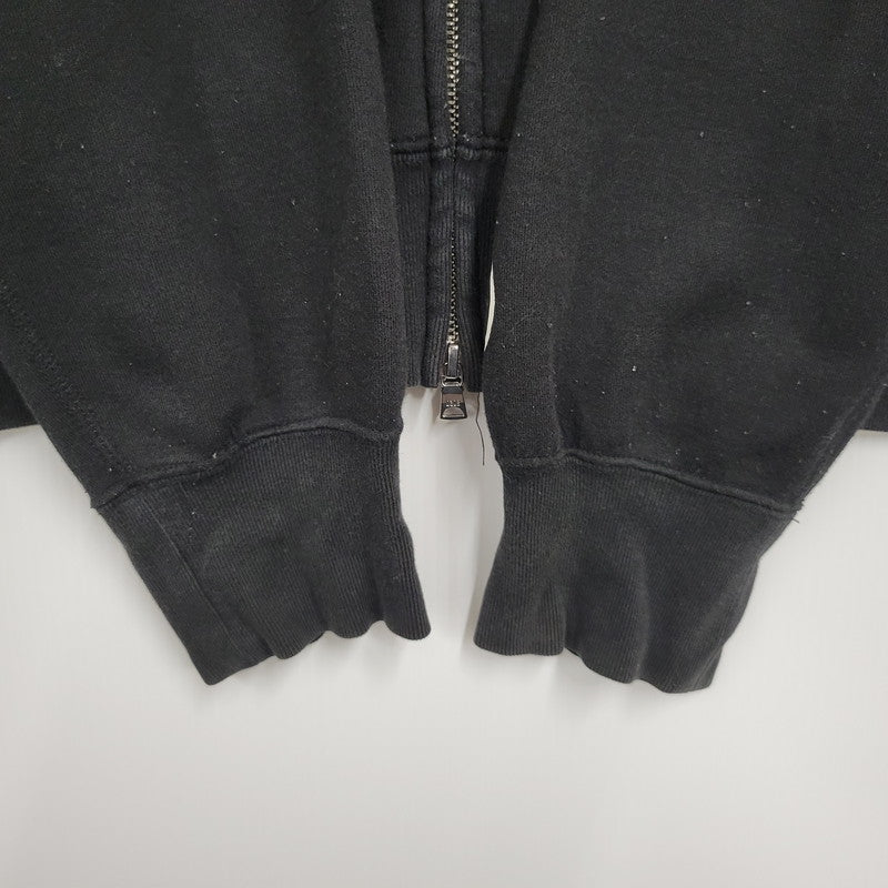 【中古品】【メンズ】 A BATHING APE アベイシングエイプ × BOUNTY HUNTER バウンティーハンター SHARK FULL ZIP HOODIE 001ZPD231921X シャーク フルジップ フーディー パーカー 長袖 トップス 142-250713-as-06-izu サイズ：XL カラー：ブラック 万代Net店