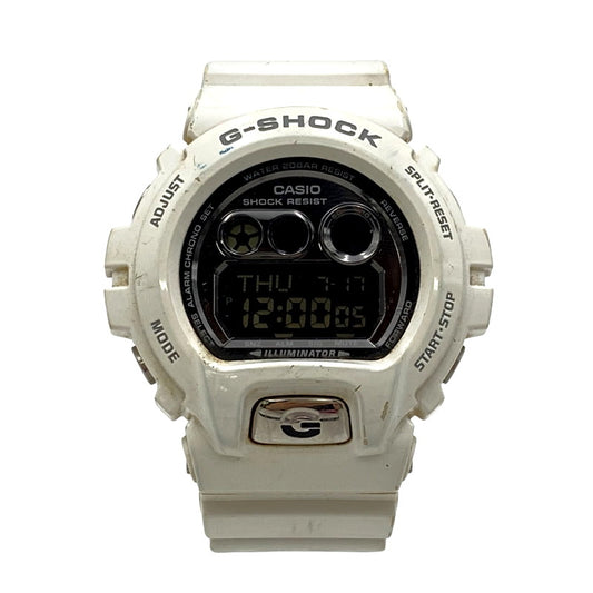 【現状渡し品】【メンズ】 G-SHOCK ジーショック GD-X6900FB-7JF X6900 SERIES デジタル腕時計 196-250718-ma-03-izu サイズ：57.5 × 53.9 × 20.4 mm カラー：白 万代Net店