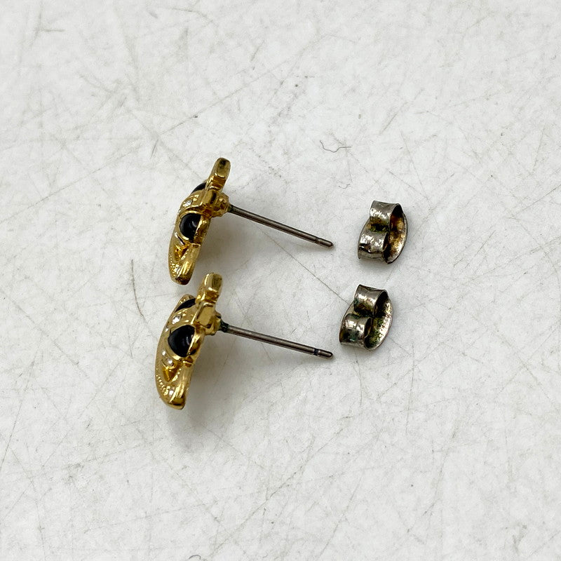 【中古品】【レディース】 Vivienne Westwood ヴィヴィアンウエストウッド 両耳用 HEART ORB PIERCE ハートオーブピアス アクセサリー 小物 192-250718-ma-04-izu カラー：BLACK/GOLD 万代Net店