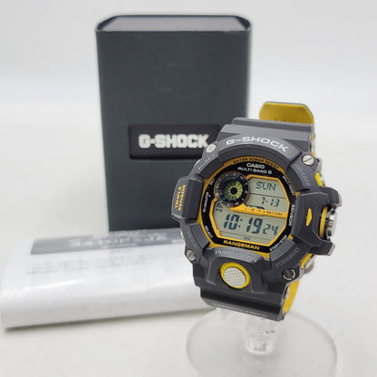 【中古品】【メンズ/レディース】 G-SHOCK ジーショック MASTER OF G-LAND RANGEMAN GW-9400YJ マスターオブGランド レンジマン デジタル 腕時計 196-250713-as-03-izu サイズ：55.2 × 53.5 × 18.2 mm カラー：ブラック×イエロー 万代Net店