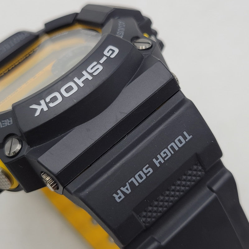【中古品】【メンズ/レディース】 G-SHOCK ジーショック MASTER OF G-LAND RANGEMAN GW-9400YJ マスターオブGランド レンジマン デジタル 腕時計 196-250713-as-03-izu サイズ：55.2 × 53.5 × 18.2 mm カラー：ブラック×イエロー 万代Net店